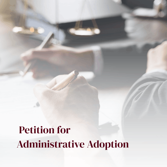 Petition for Administrative Adoption